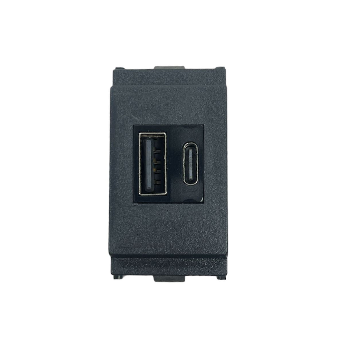 Vimar Idea USB Compatibile 30W 3A USB-A + USB-C Nera