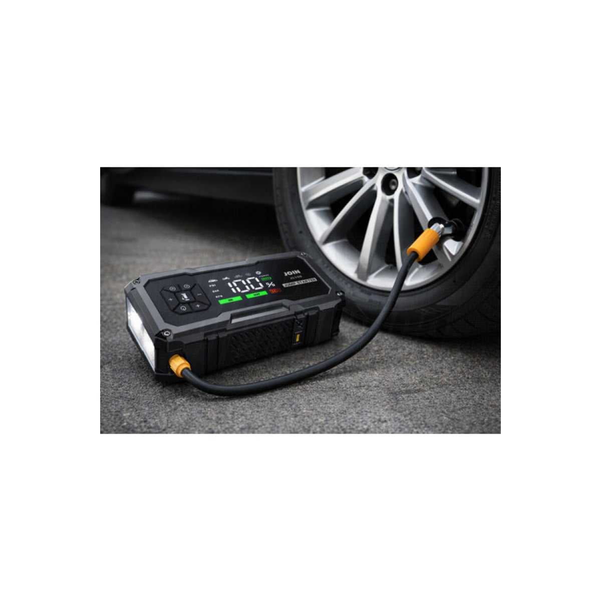 Avviatore per Batterie Auto 400A + Compressore Torcia Power-bank