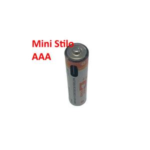 Batterie Ministilo AAA Ricaricabili USB-C 1.5V 435mAh - Confezione da 4
