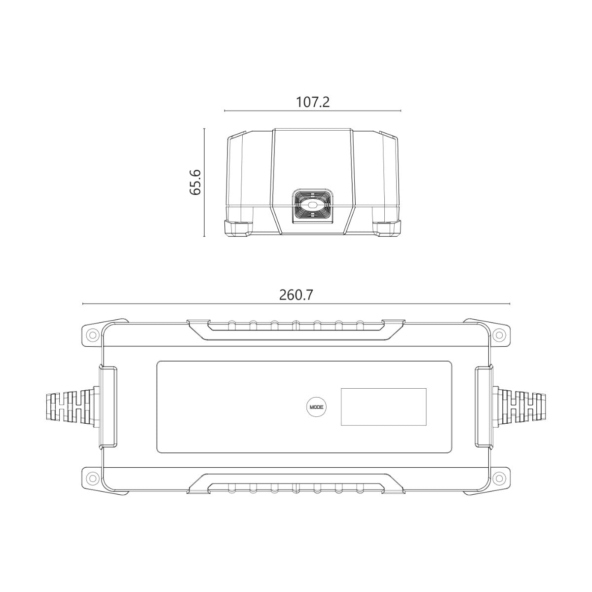 Caricabatteria Auto Professionale SX-2 10A 12V/24V e Litio - Display - AlcaPower