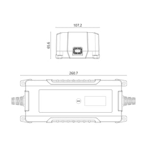 Caricabatteria Auto Professionale SX-2 10A 12V/24V e Litio - Display - AlcaPower