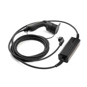Caricatore portatile per auto elettriche AlcaPower EV20 con connettore Tipo 2 e spina Schuko