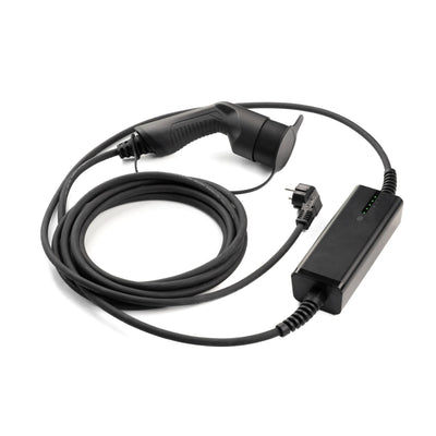 Caricatore portatile per auto elettriche AlcaPower EV20 con connettore Tipo 2 e spina Schuko