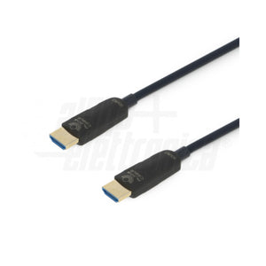 Cavo HDMI Fibra Ottica AOC Attivo 4K High Speed Ethernet Connettori Slim
