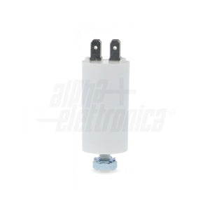 Condensatore 4 µF 450V Faston 6,3 mm — Polipropilene per motori