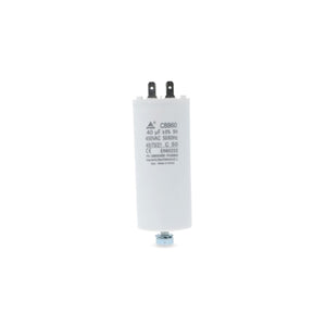 Condensatore 40 µF 450V Faston 6,3 mm Polipropilene per motori