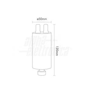 Condensatore 60 µF 450V Faston 6,3 mm Polipropilene per motori