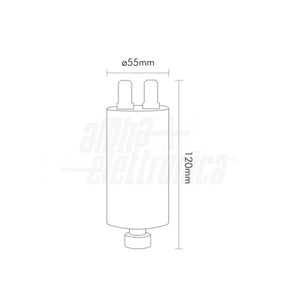 Condensatore 70 µF 450V Faston 6,3 mm Polipropilene per motori