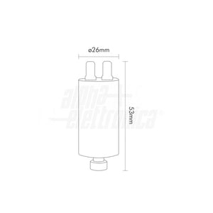 Condensatore CBB60 2,5 µF 450V Faston 6,3 mm — Polipropilene per motori