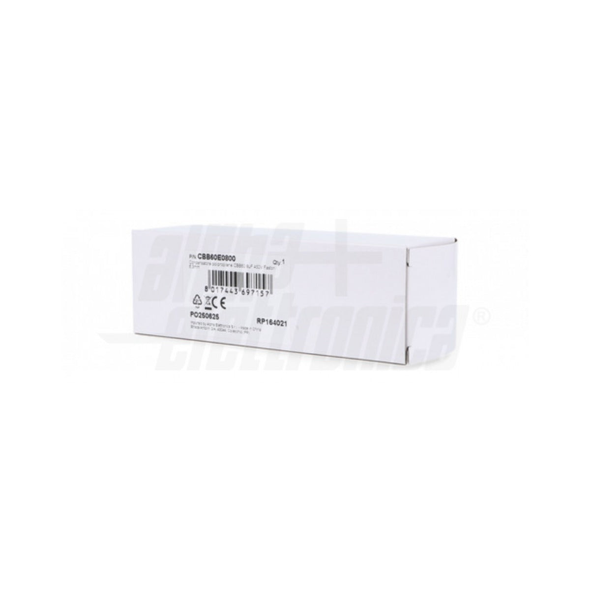 Condensatore CBB60 8 µF 450V Faston 6,3 mm — Polipropilene per motori