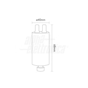 Condensatore Rifasamento 12,5 µF 450V Faston 6,3 mm Polipropilene per motori