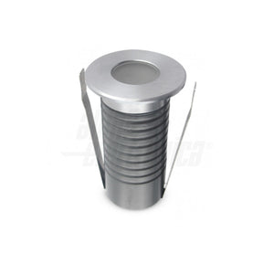 Faretto da Terra per Esterno Giardino Led Acciaio 2,1W 24V DC IP67 Tondo Ø38