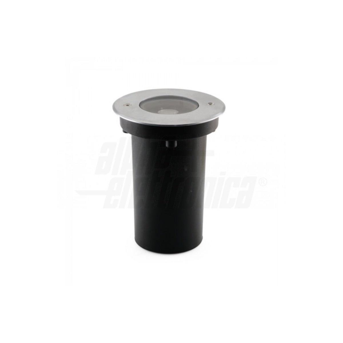 Faretto da Terra per Esterno Giardino Led Acciaio 5,5W 24V DC IP67 Tondo Ø116