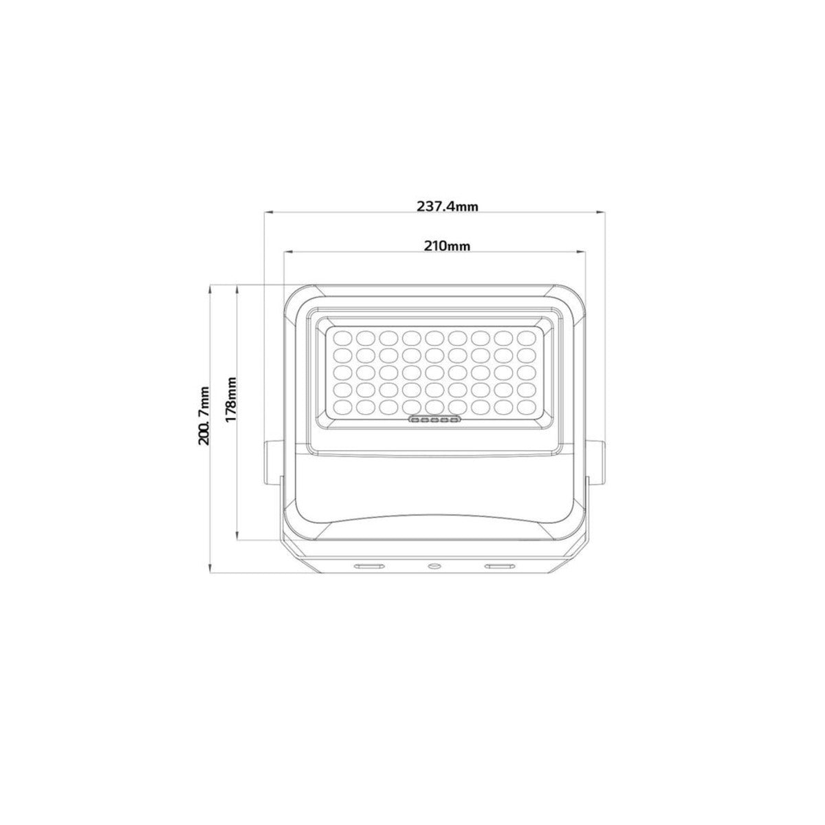 Faro Led con Pannello Solare 1000 Lumen per Esterno IP65 4000K
