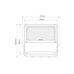Faro Led con Pannello Solare 2500 Lumen per Esterno IP65 4000K