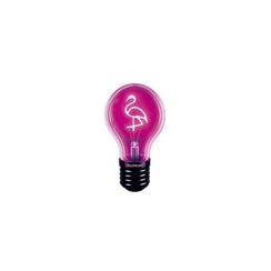 Lampada Decorativa Fenicottero GLOW ME LED Ricaricabile USB-C da Tavolo