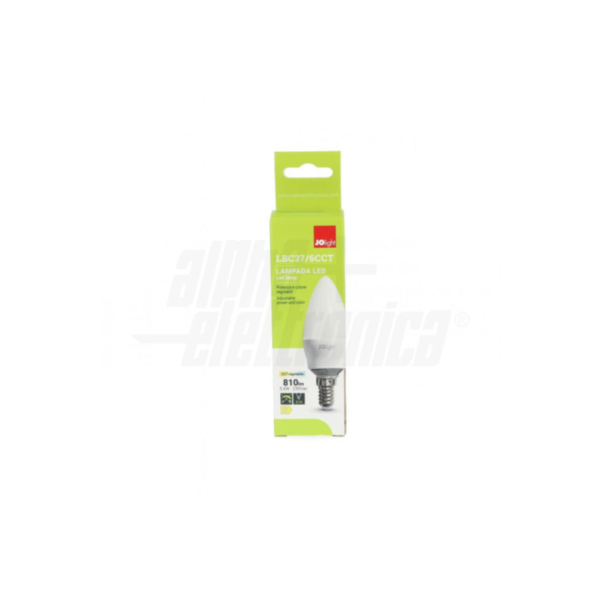 Lampadina Led E14 Candela 5,6W CCT Regolabile 3 Tonalità e 3 Potenze 810 Lumen