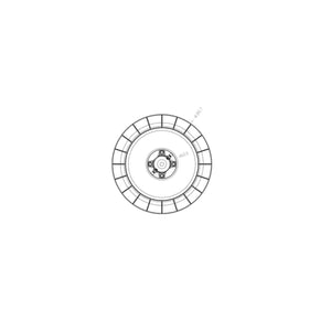 disegno tecnico Lampione da Giardino Led 100W IP65 Testa Palo