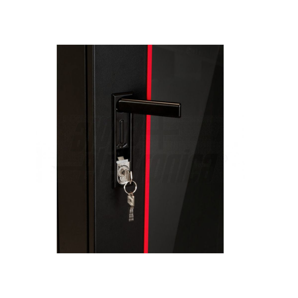 Apertura e chiusura porta Armadio Rack a pavimento