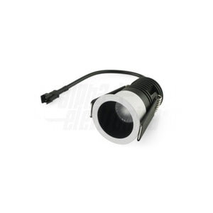 Mini Faretto LED da Incasso Atmos 4,8W Nero Ø40mm