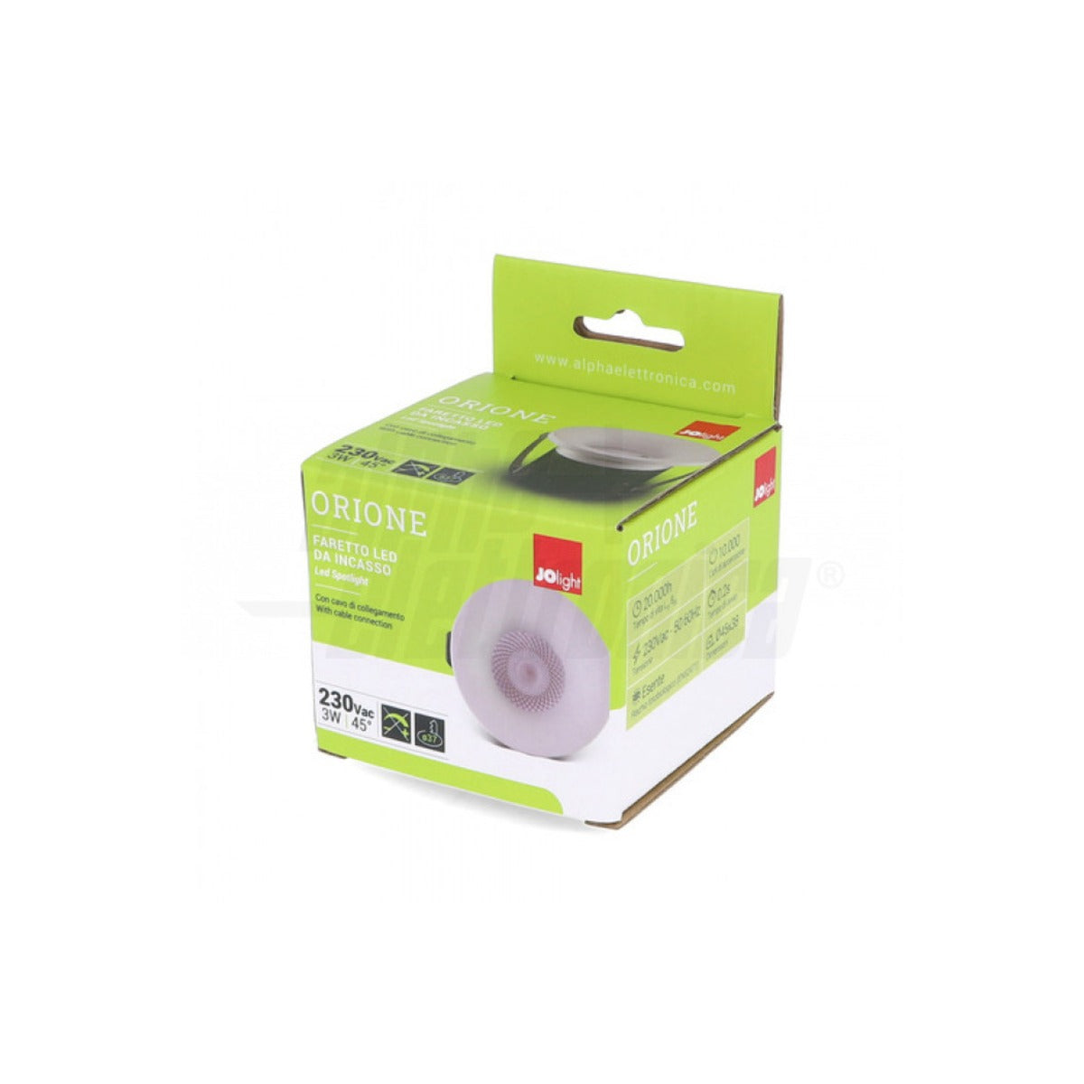 Mini Faretto LED da Incasso Orione 3W Bianco Ø45mm CRI90