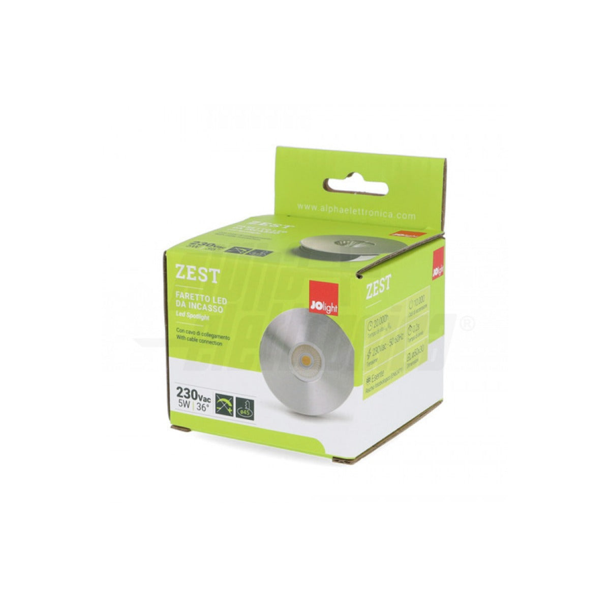 Mini Faretto LED da Incasso Zest 5W Alluminio Anodizzato CRI90