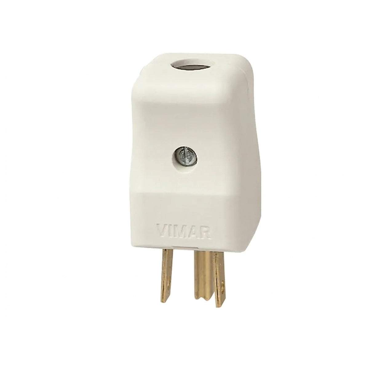 Spina Americana 3 Poli 2P+T 15A 127V USA+SASO Volante da Montare Bianca