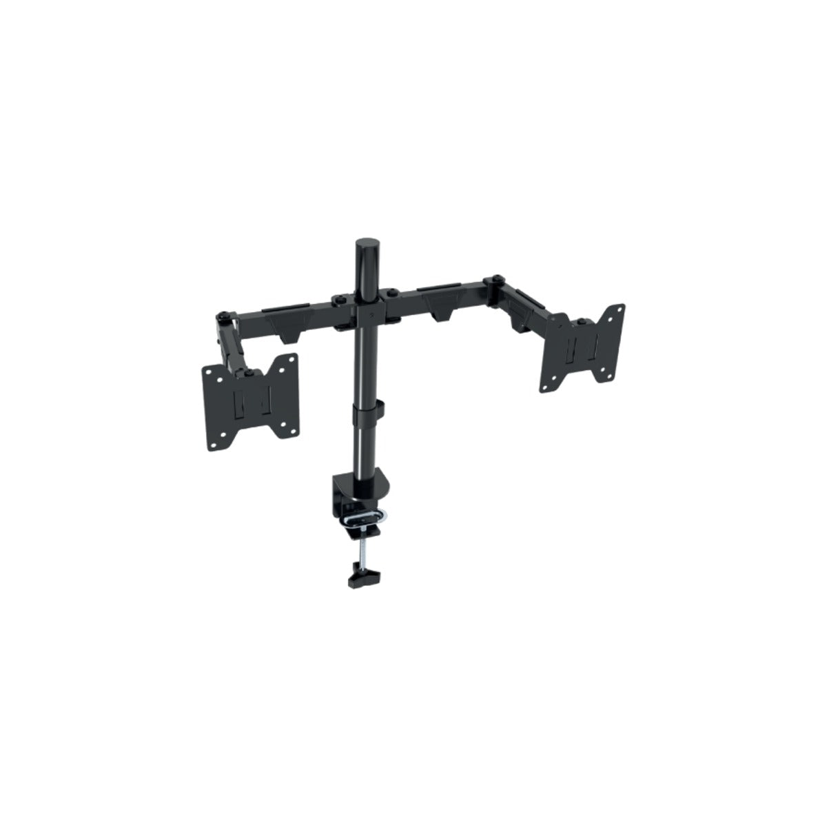 Supporto Doppio Monitor da Tavolo con Morsetto 13-32 Pollici VESA 100x100 10 Kg x2