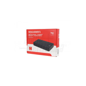 Switch Gigabit 8 Porte Desktop Unmanaged 10/100/1000 Mbps Fanless
