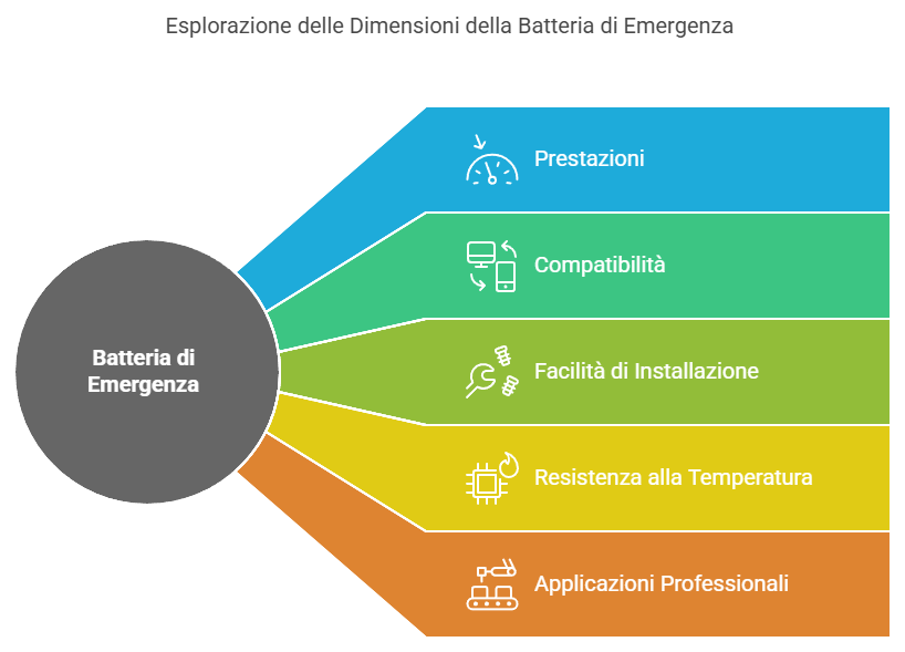 Batteria Lampada Emergenza 3,6V 1600mA 3SC Connettore Molex ST4