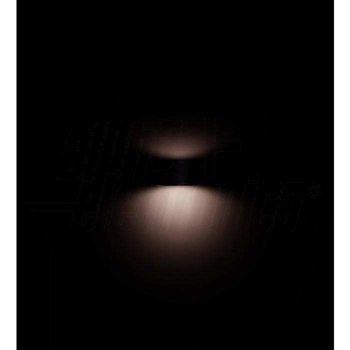 Applique Up Down cilindrica da parete Led 8W IP65 esterno/interno luce naturale