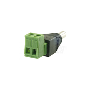 Adattatore da spina alimentazione DC 5,5-2,5mm a morsetto ad innesto per telecamere