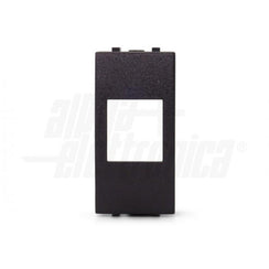 Adattatore keystone serie ABB Mylos per frutti rj45 ethernet colore nero