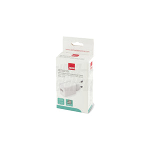 Alimentatore USB 5V 2.1A 10.5W 1 Porta Bianco per Lampada Tavolo o Cellulare