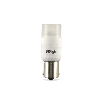 BA15S Led lampadina 2W 10-30VDC 24VAC Luce Fredda 6500K