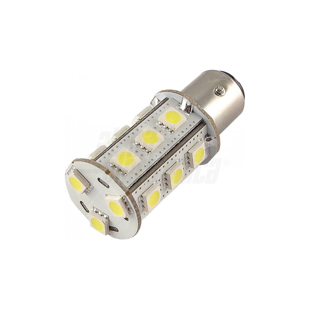 BAY15D Led Lampadina Baionetta Nautica Imbarcazioni 2W 12V (10-30Vdc) Fredda