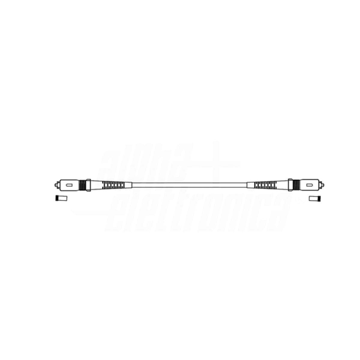 Bretelle fibra ottica SC-APC SC-APC 9/125 LSZH per modem FTTH