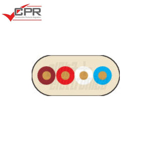 Cavo telefonico 4 poli matassa 100mt piatto colore avorio rame puro eca - Oniroview