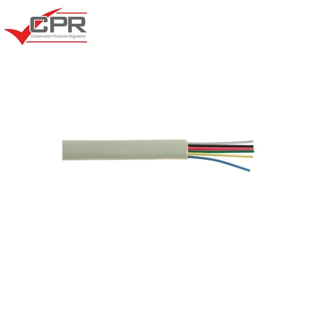 Cavo telefonico 6 poli matassa 100mt piatto colore avorio rame puro eca - Oniroview