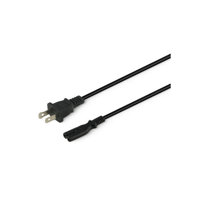 Cavo Alimentazione Spina USA Presa Tipo Otto IEC320 C7, 1.8mt Nero