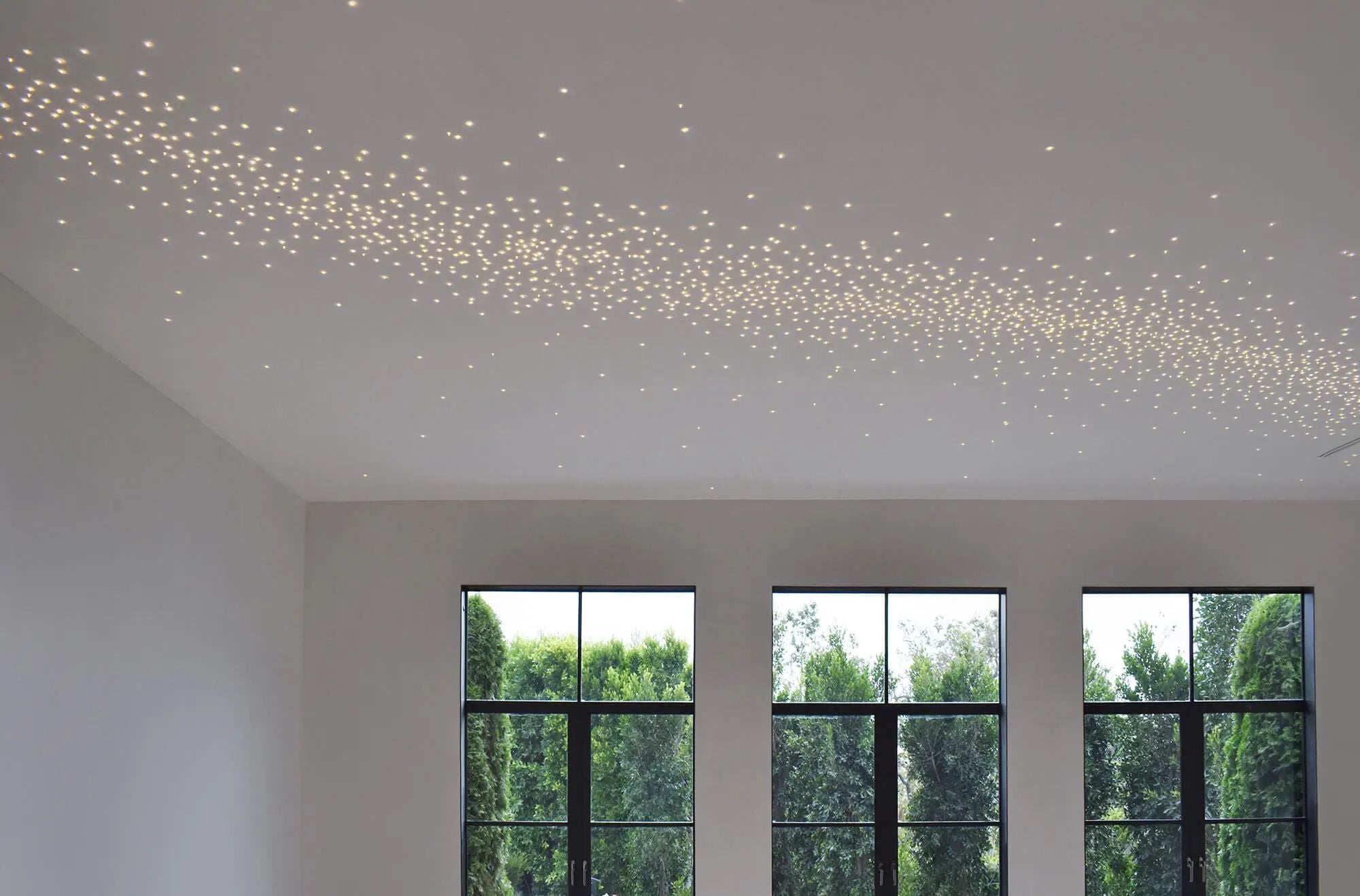 Cielo Stellato Led Kit 50pz Faretto Trasparente da Soffitto per Cartongesso + Alimentatore