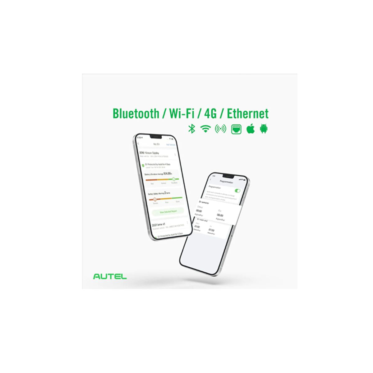 Colonnina di Ricarica Auto Elettrica Autel 7Kw Mono Fase IP54 Senza Cavo