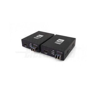 Extender hdmi 4K 30hz in fibra ottica monomodale SM 2000mt  con RS232 - 3D