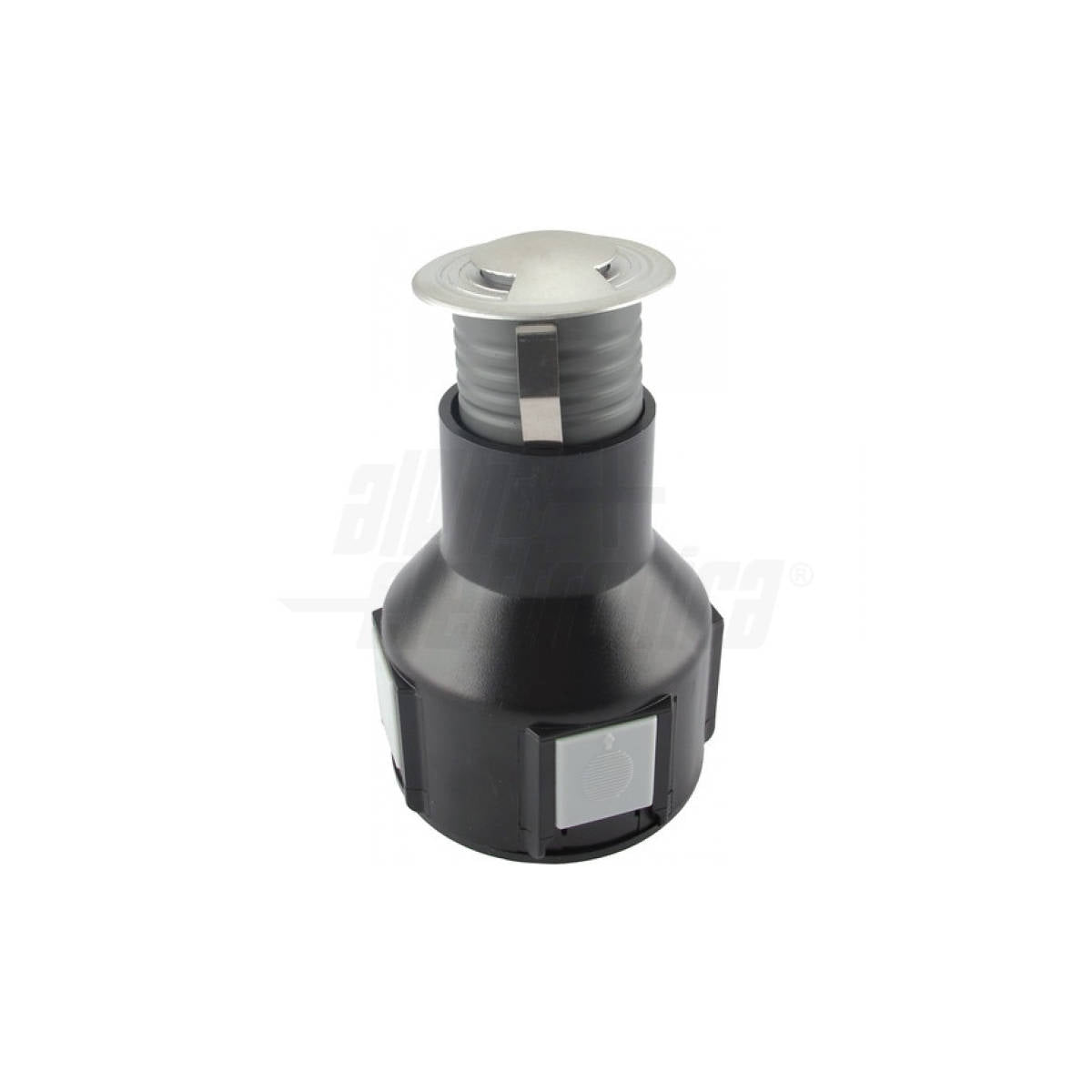 Faretto da Terra Doppia Emissione Esterno Giardino Led Acciaio 2.3W 24V IP67 Tondo