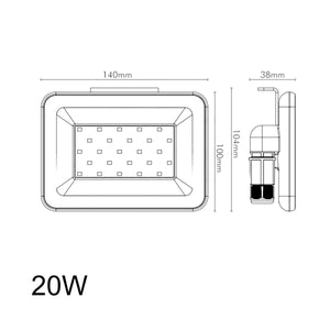 Faro led slim Easylink 20W dettaglio corpo ultra slim