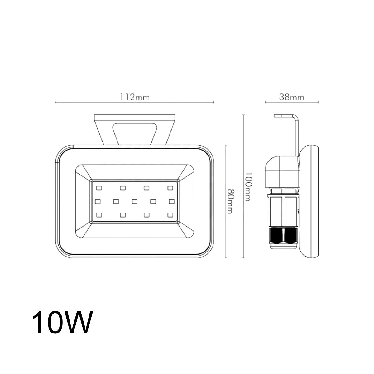 Faro led slim Easylink grigio installato a parete esterna