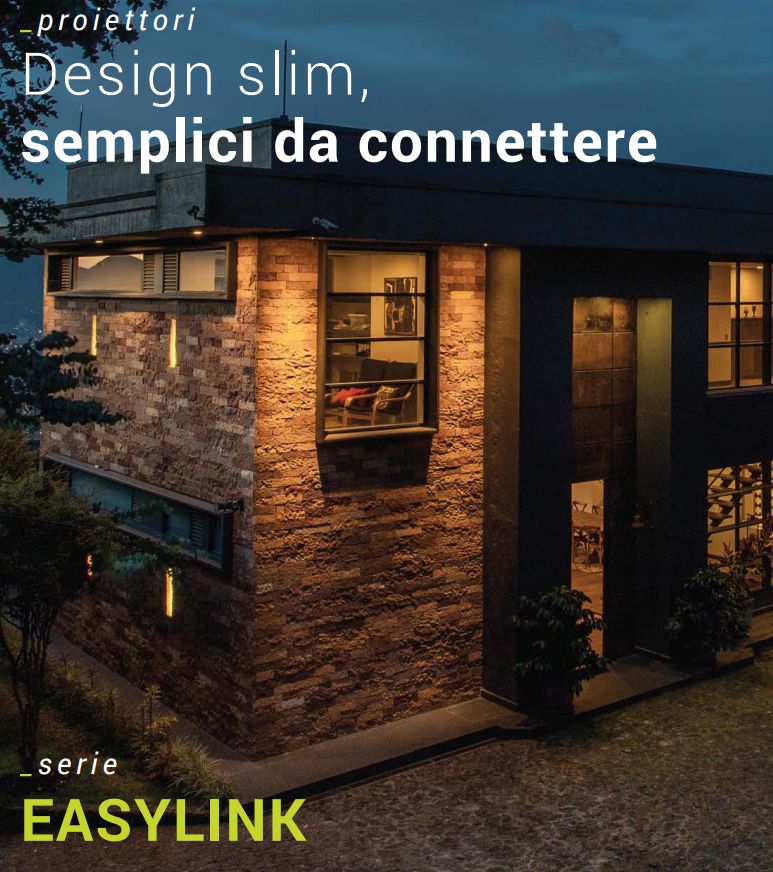 Faro led slim Easylink installazione senza scatola stagna
