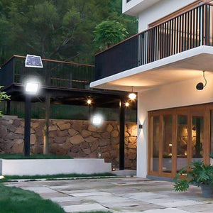 Faro Led con Pannello Solare Fotovoltaico da 20W 2000 Lumen per Esterno IP65