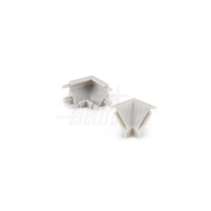 Giunto Angolare 90° Concavo per profili Alluminio Serie JO380/154 - copertura grigia