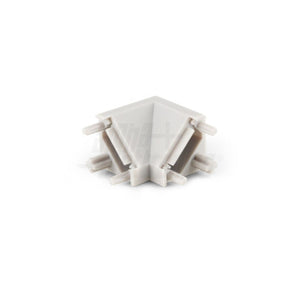 Giunto Angolare 90° Concavo per profili Alluminio Serie JO380/154 - copertura grigia